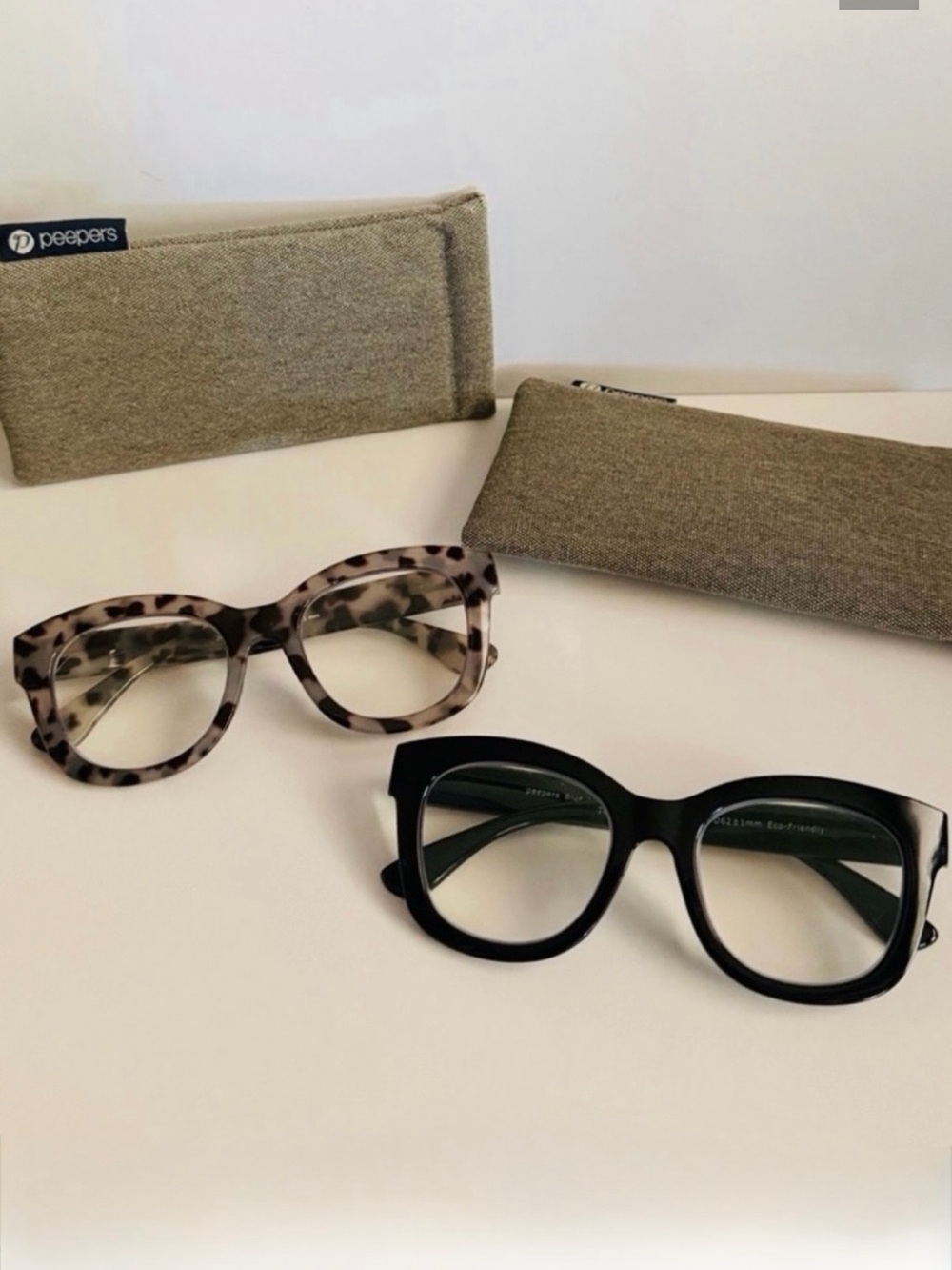Peepers Lot of Two Pairs Of Center Stage Blue Light Reading Glasses 2.50